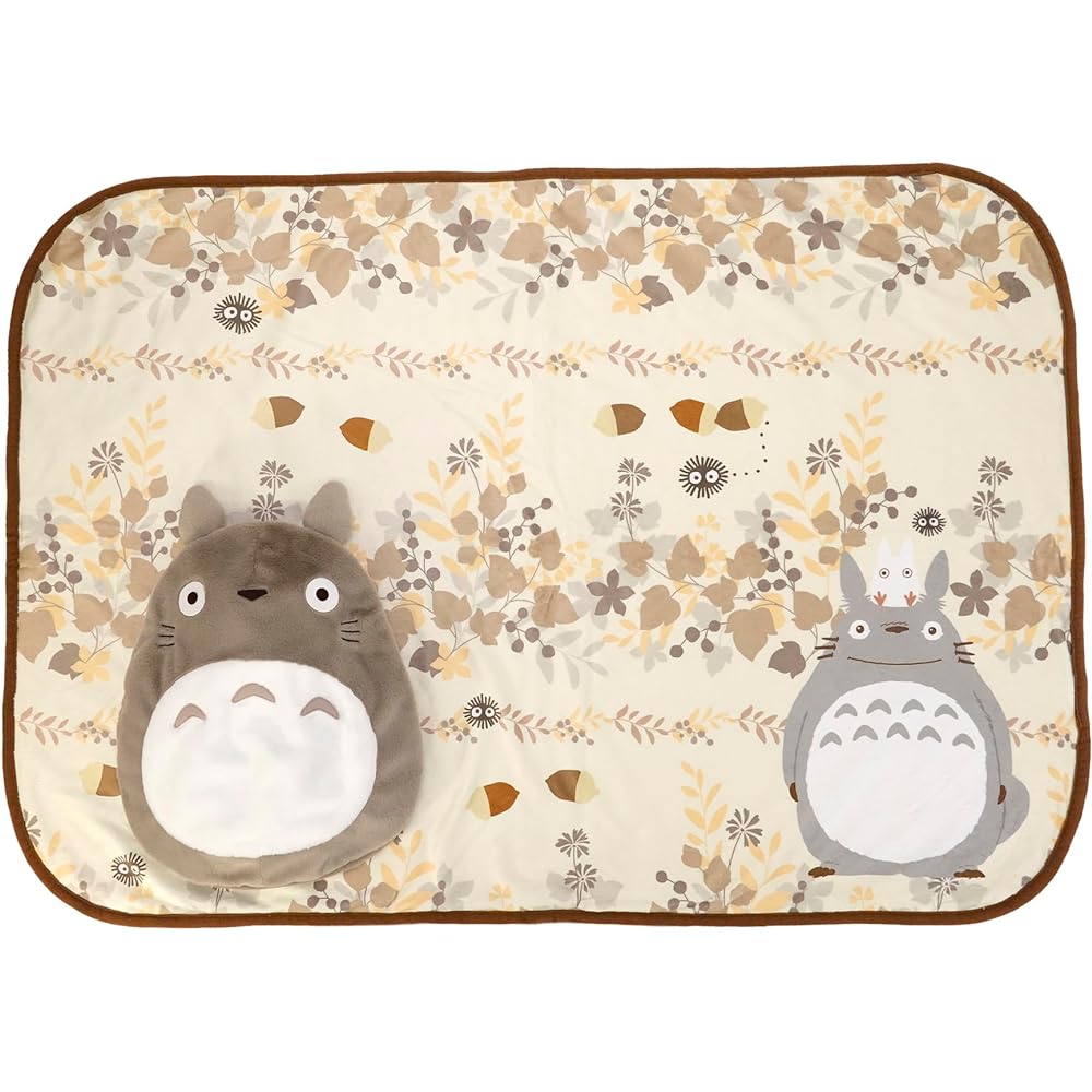 Sun Arrow Studio Ghibli Cushion Blanket Moon K-9297 H25×W39×D7cm