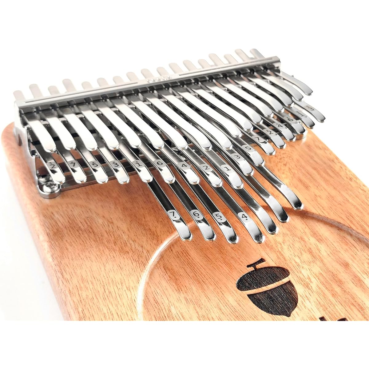 seeds Kalimba 41 keys lightweight thumb piano beginner set (3 tiers with semitones Okoume)