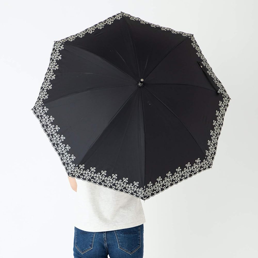 Parasol, UV protection, heat shielding, compact long umbrella, for both sun and rain, shading grade 1 laminate fabric, Cool Plus