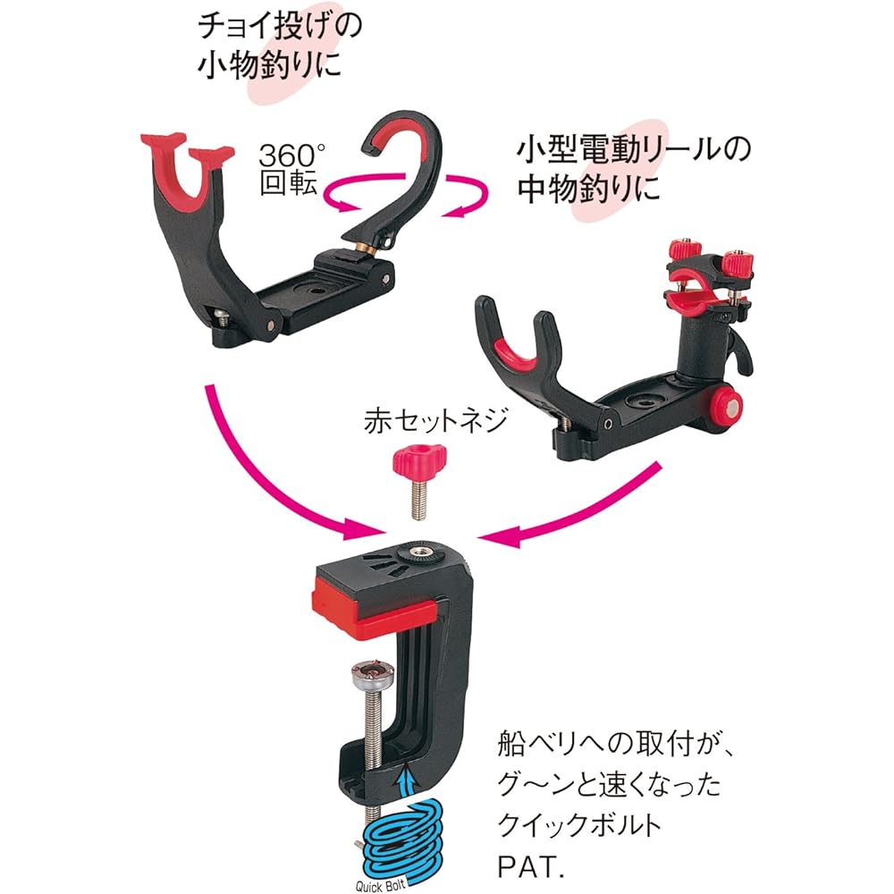 Daiichi Seiko rod holder rod holder Chibilark