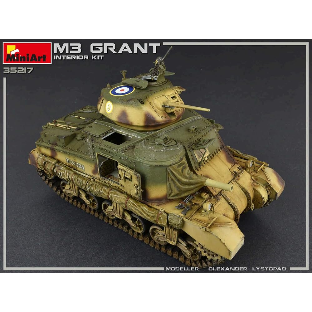 Miniart 1/35 British Army Grant Mk.1 Full Interior (Internal Reproduction) Plastic Model MA35217