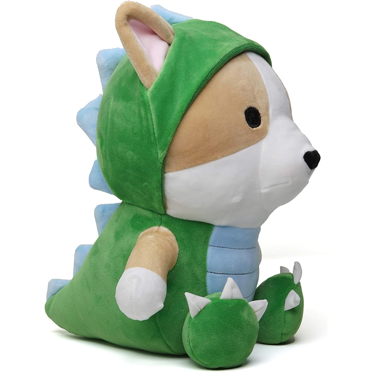 Avocatt Corgi Dinosaur Plush Toy, 10" Dinosaur Stuffed Animal Plush Toy Fluffy Soft Fabric and Filling for Hugging, Cute T-Rex Gift for Boys and Girls