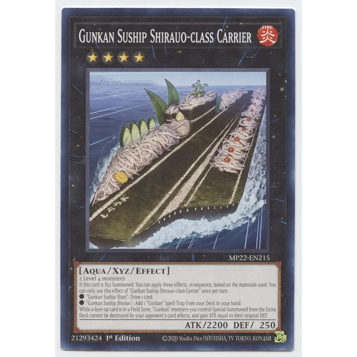Gunkan Sushi Shirauo Class Carrier MP22-EN215 Common First Edition