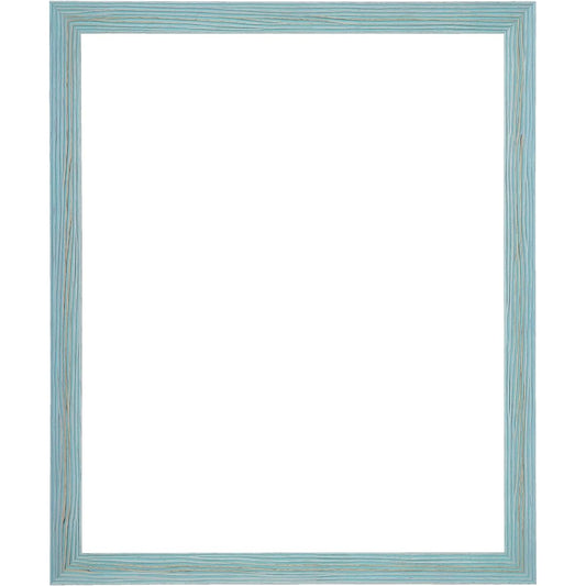 Larson-Juhl Wave Watercolor Frame F8 (inner dimensions 595x520mm) with center-cut mat (window dimensions 441x366mm) Light Blue