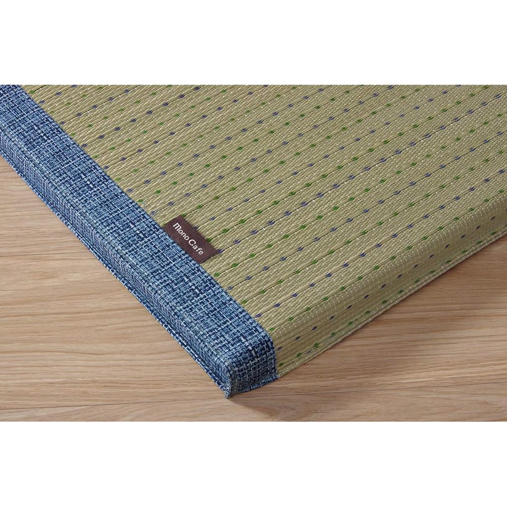 Ikehiko Igusa Clear Mat, Relaxation, Nap, Convenient Storage, Antibacterial, Deodorizing, Deodorizing, Simple, Uses Kobayashi Pharmaceutical Cobaguard, Approx. 80 x 180cm, Blue #7559179