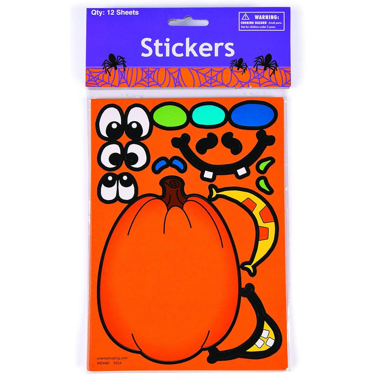 Pumpkin Making Stickers 24 Sheets (2 Dozen) - Bundle LYSB002O1BSRC-TOYS
