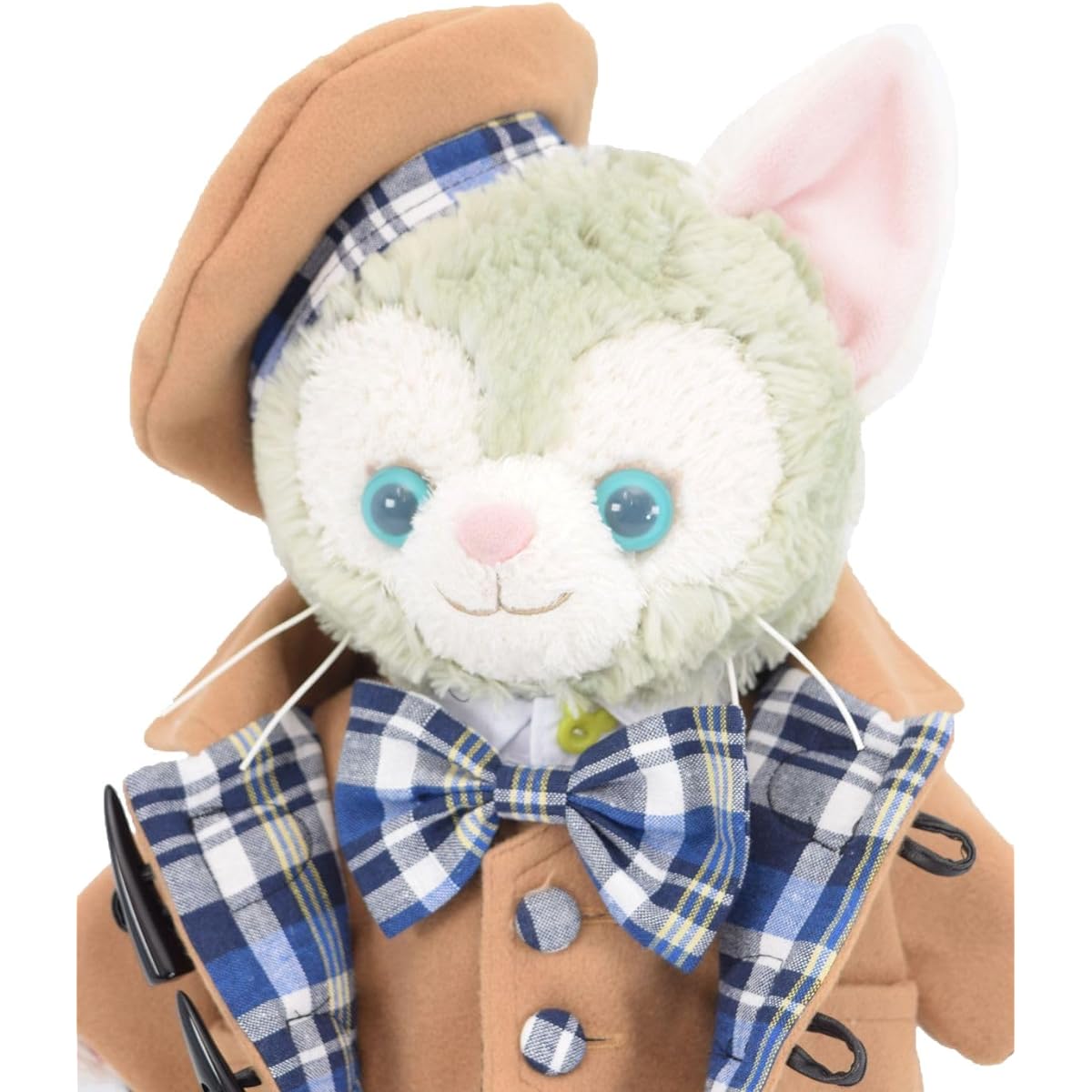 [Teddy Bear Mail Order Alice] Gelatoni Clothes Dress-up Costume Navy Set with Duffle Coat (No Body) For S Size
