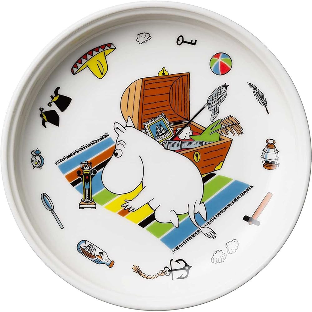[Regular Imported Product] Arabia Moomin (Moomin by ARABIA) Tableware Set (Mug & Plate) Children Set Moomin (Boxed) 1023462