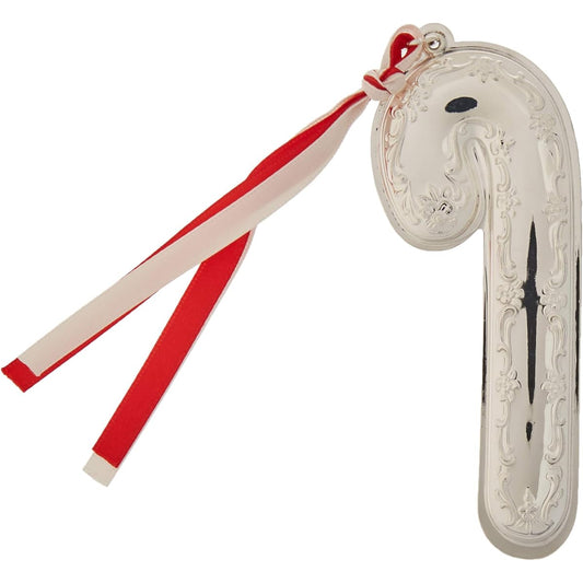 Wallace 5224485 Sterling Candy Cane Ornament 2018, 11th Edition, Shenandoah