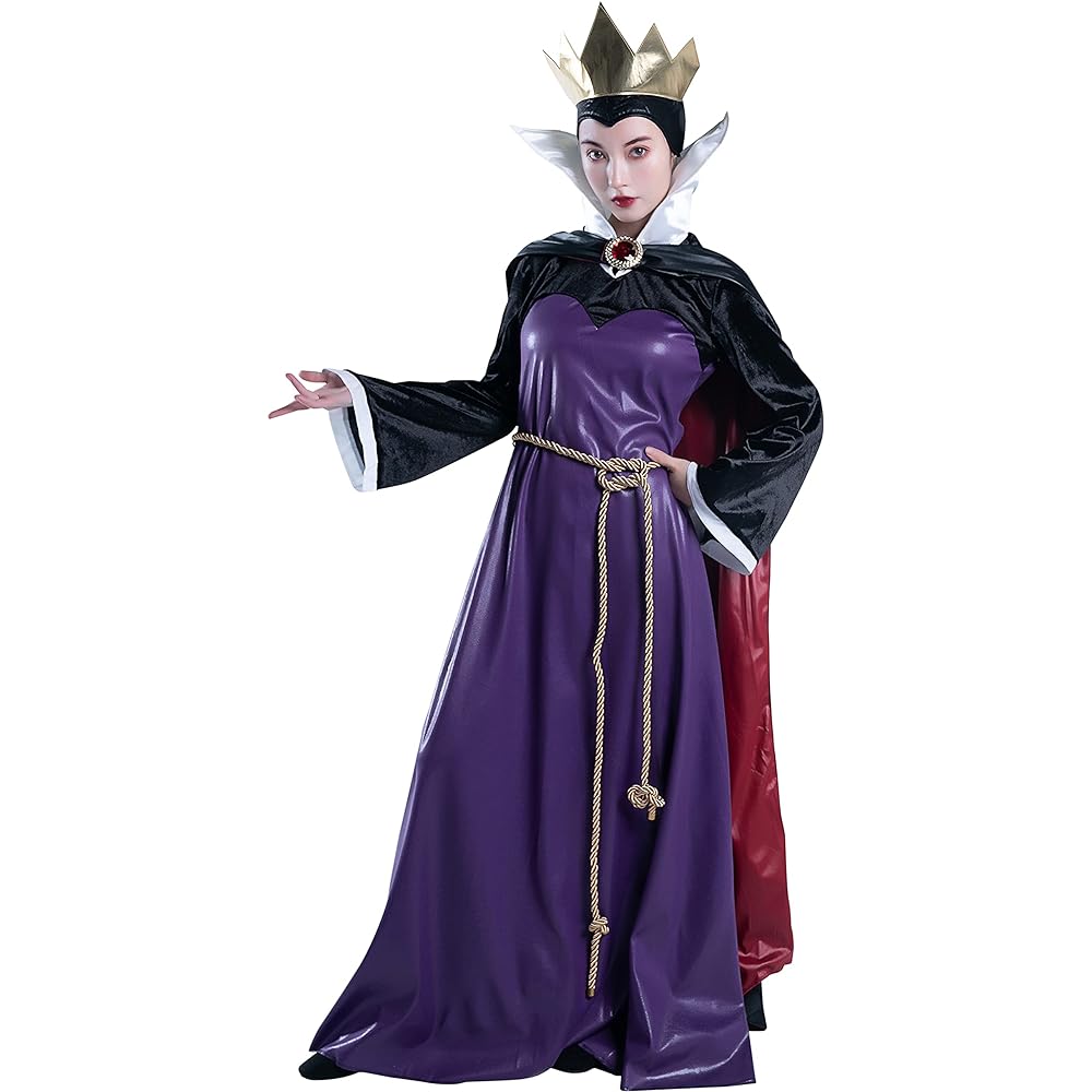 Disney Snow White Queen Wicked Queen Cosplay Women's S Purple 67475N
