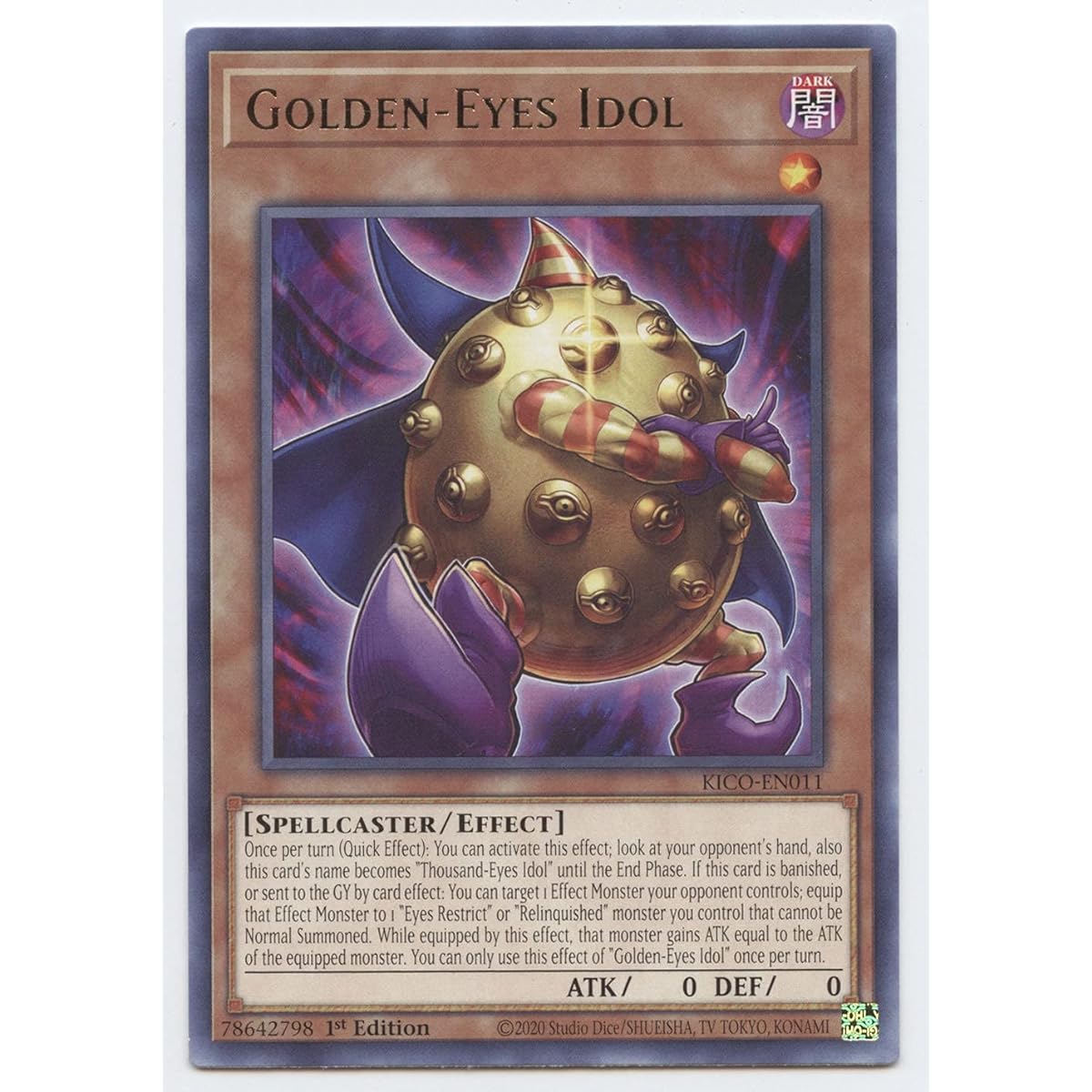 Golden Eyes Eyes Idol - KICO-EN011 - Rare - 1st Edition