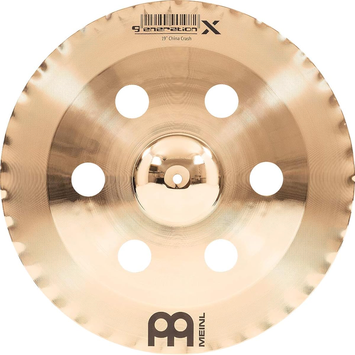 MEINL Cymbals Meinl Generation X Series China Crash Cymbal 19" China Crash GX-19CHC-B [Official Japanese Product]
