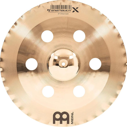 MEINL Cymbals Meinl Generation X Series China Crash Cymbal 19" China Crash GX-19CHC-B [Official Japanese Product]