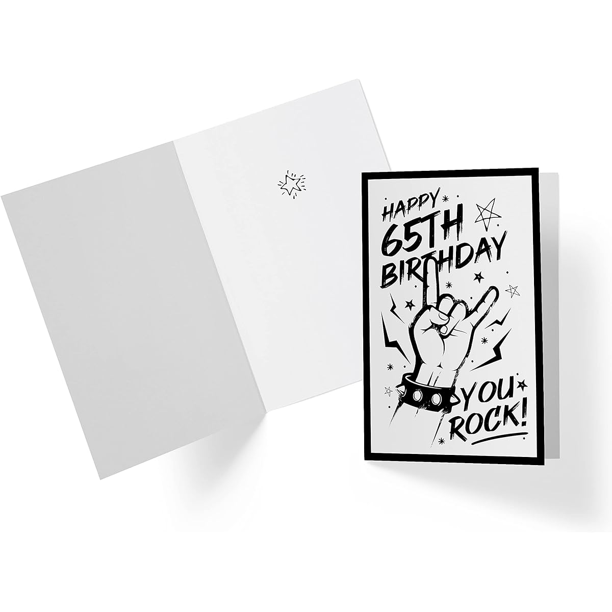 65th Birthday Cards for Him and Her - 65th Anniversary Cards for Dad and Mom - 65th Birthday Cards for Brother, Sister and Friend - 65th Birthday Cards for Men and Women Karto - You Rock