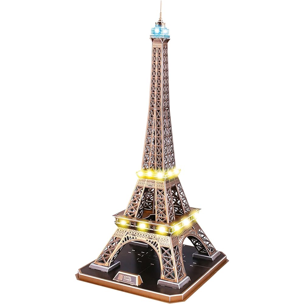 Germany Level 3D Puzzle Eiffel Tower Paper Craft 00150