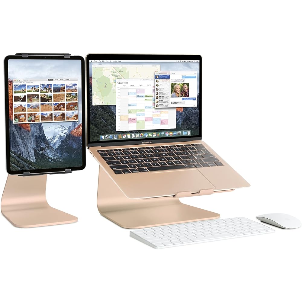 Rain Design mStand Laptop Stand (Gold) for MacBook Pro/MacBook Air/MacBook