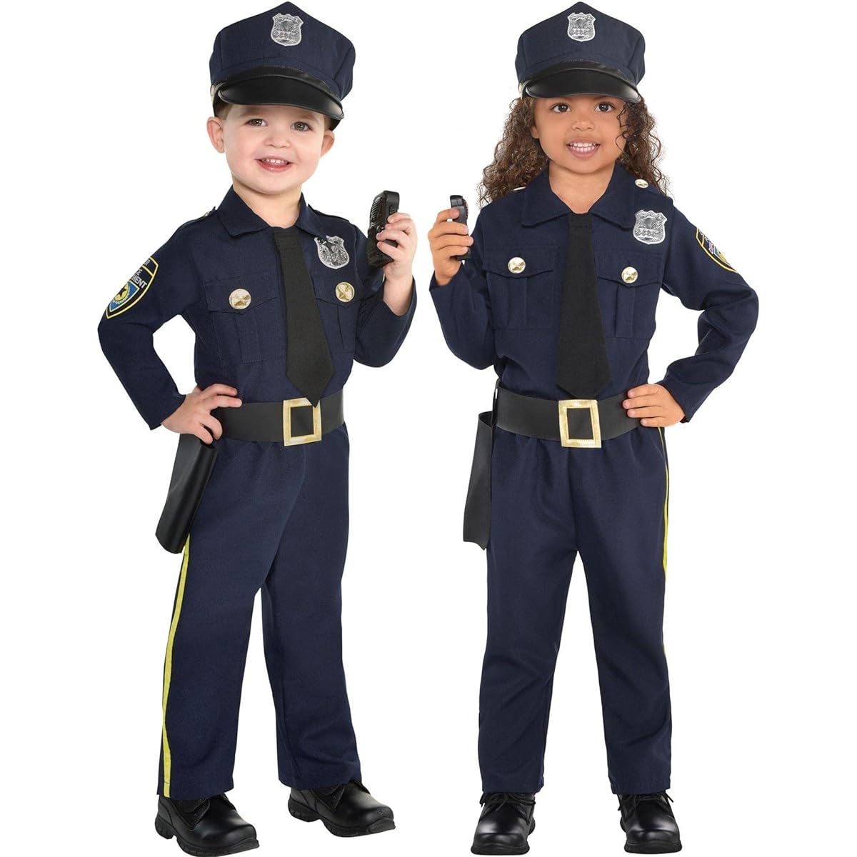 Police Officer - 5 Piece Costume Set - Size Small (4-6)