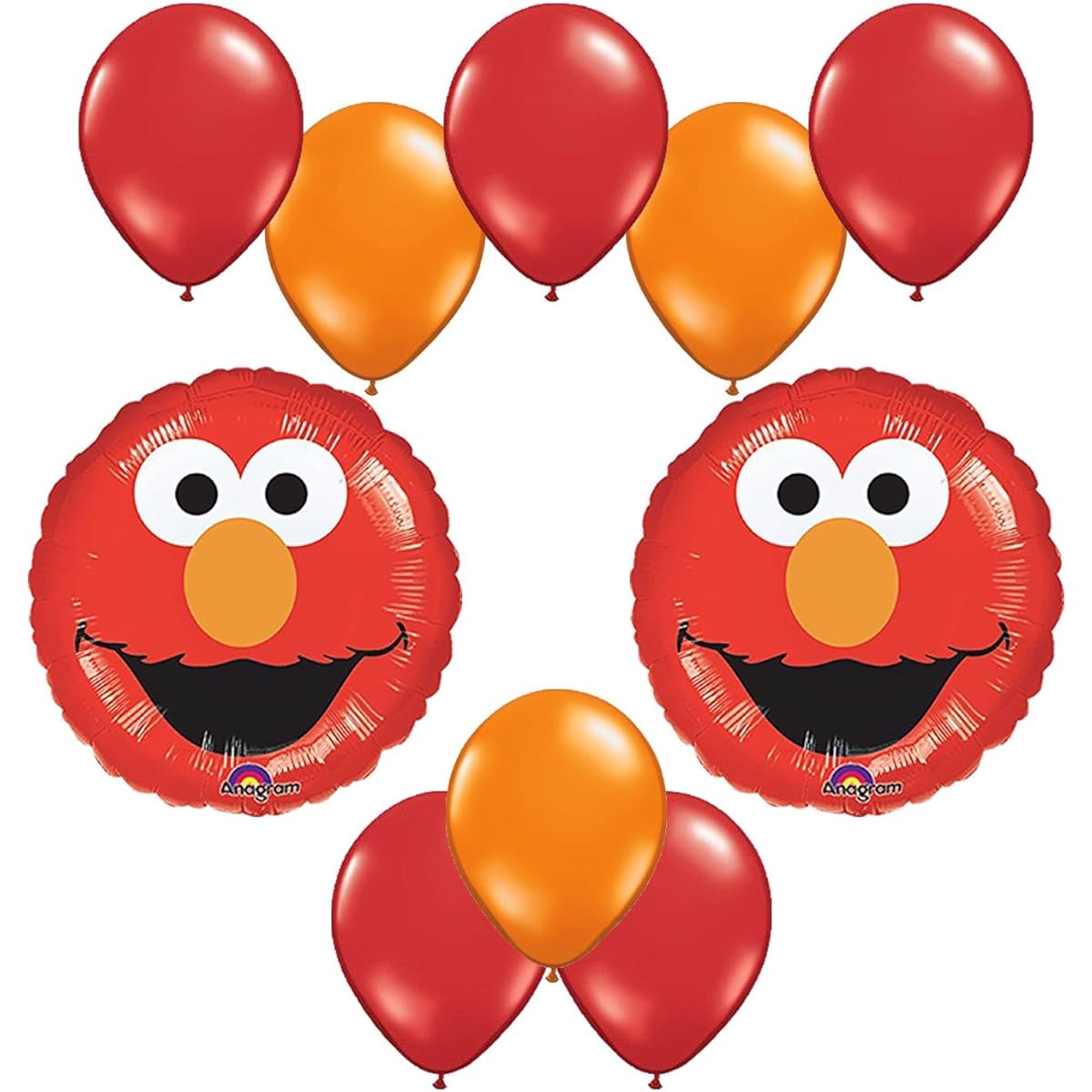 Sesame Street Elmo Balloon Bouquet 10pc