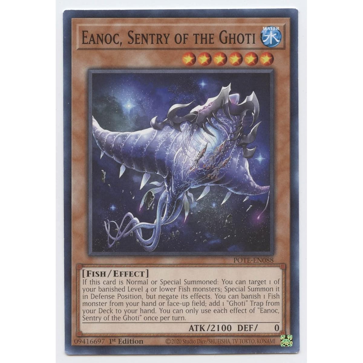 Eanoc, Sentry of The Ghoti - POTE-EN088 - Common - 1st Edition