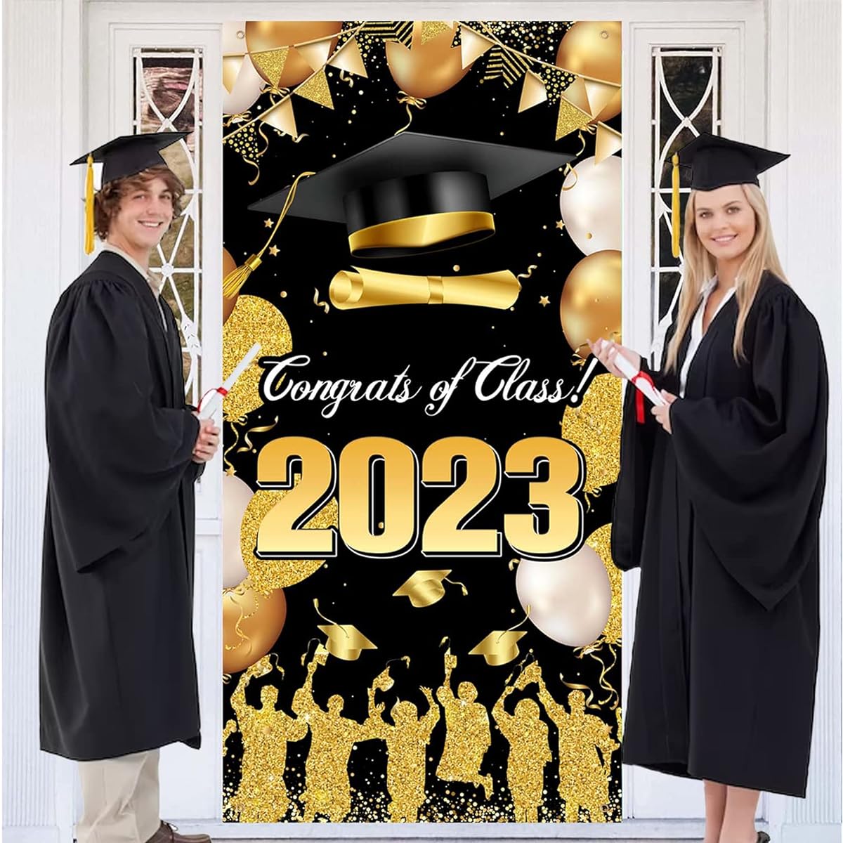 Congrats of Class 2023 Door Cover (Gold)