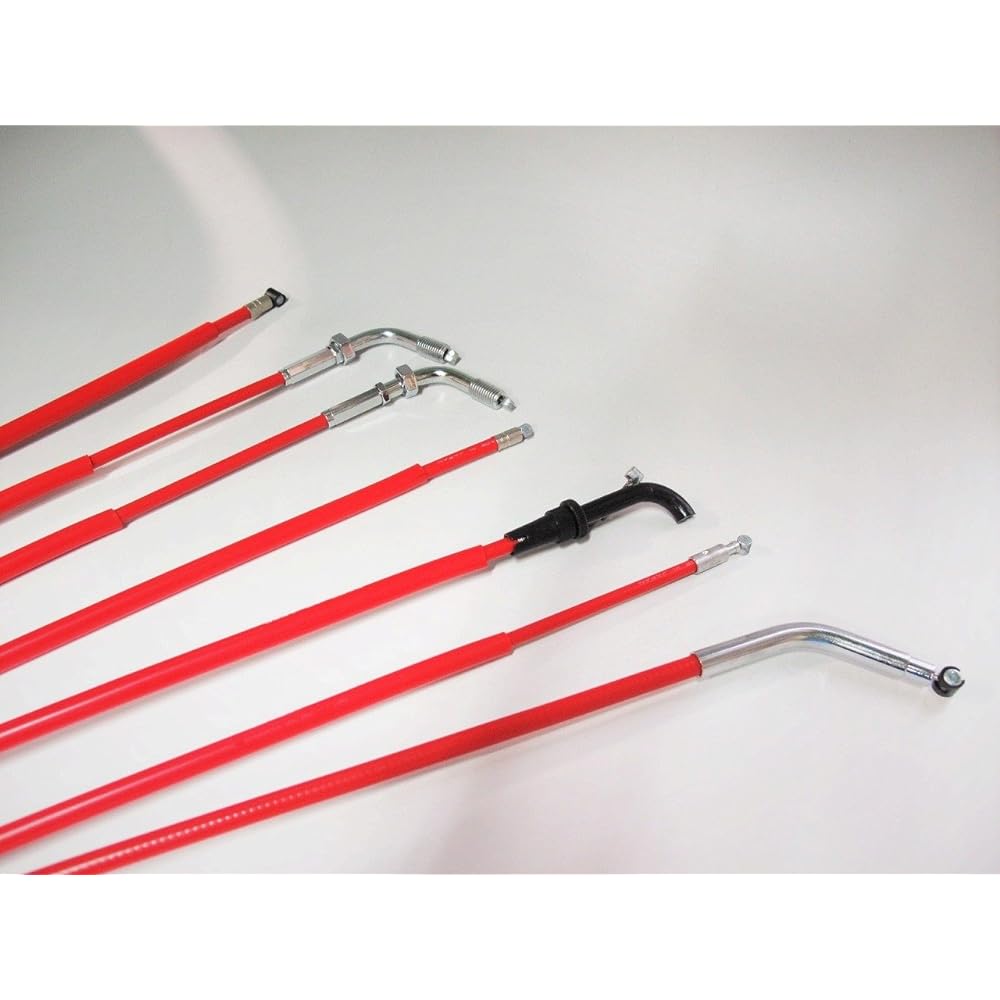 Red 100mm long accelerator throttle wire YZF-R1 09-14 14B 1KB 2SG 7th generation crossplane type crankshaft