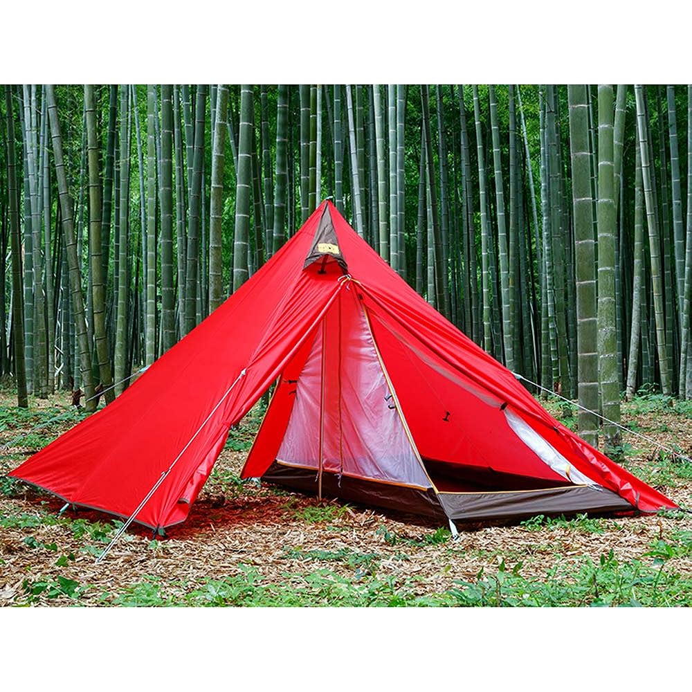 Tenmaku Design x Campanda Panda Red Camping & Hiking