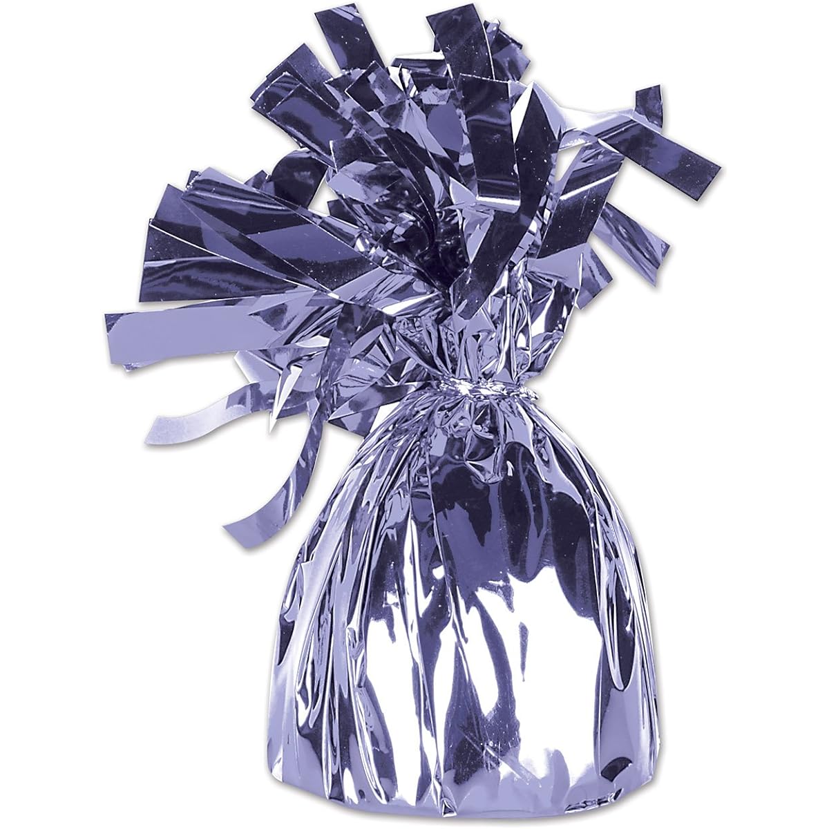 Metallic Wrapped Balloon Weight (lavender) Party Accessory (1 count) by Beistle