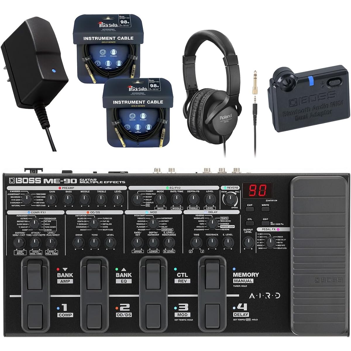 BOSS/ME-90 Guitar Multiple Effects [BT-DUAL simultaneous purchase set] [Bonus included] Boss ME90
