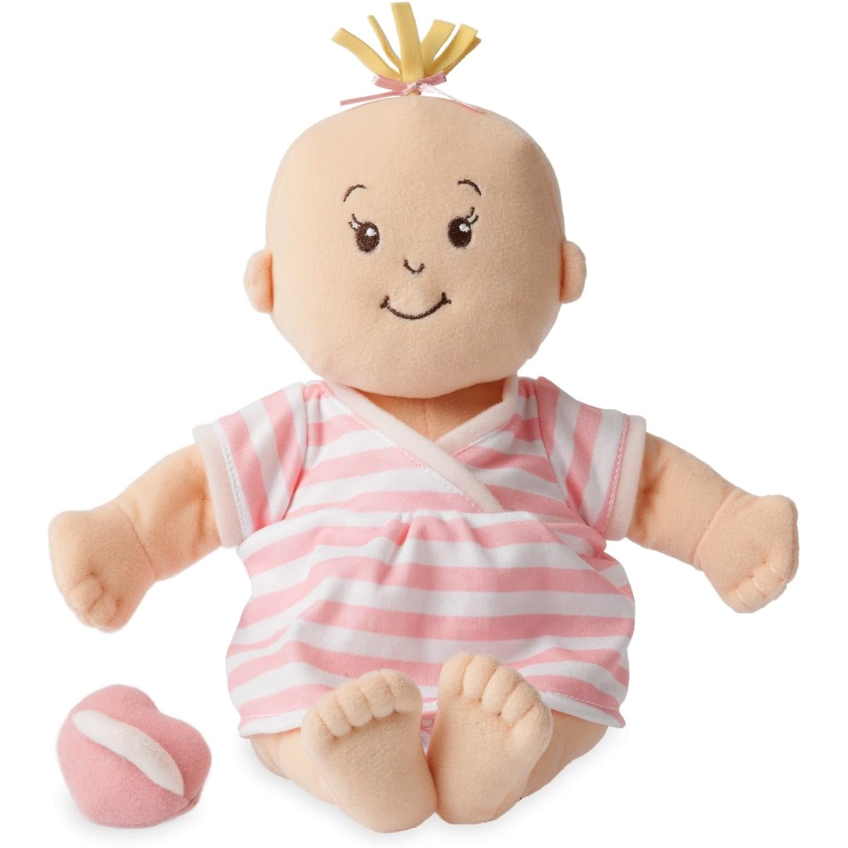 Manhattan Toy Baby Stella Soft First Baby Doll, Ages 1+, 15 Inch, Peach