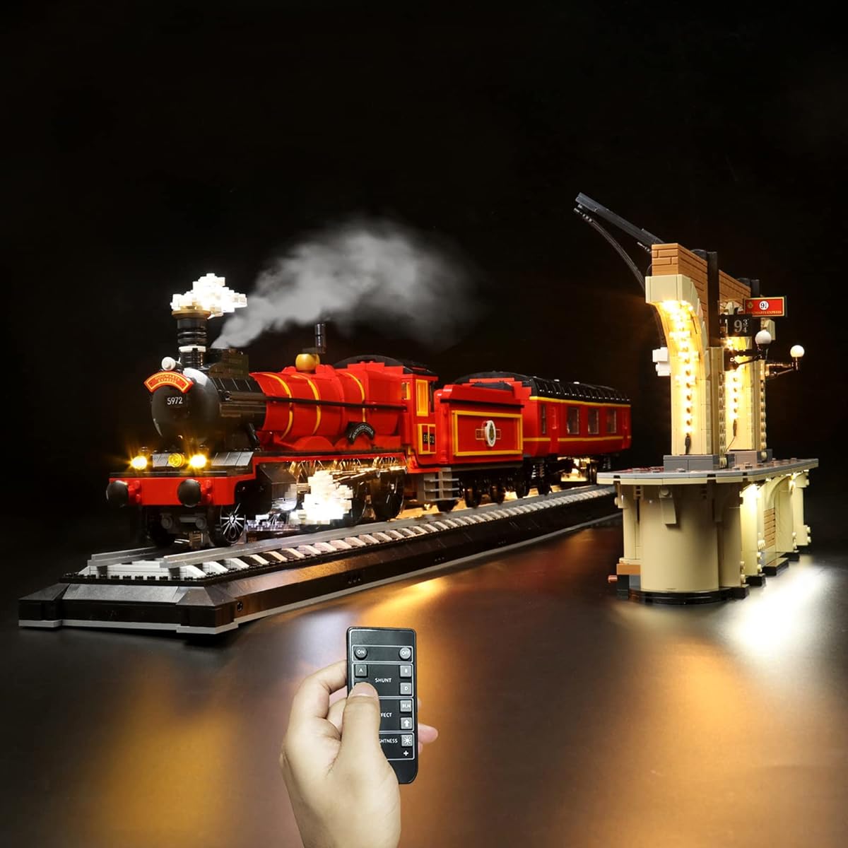 VONADO LED Light Kit for LEGO 76405 Express - Collector's Edition Lighting Kit LEGO 76405 Collector's Edition Building Toys Creative DIY Light Kit (Remote Control Version)