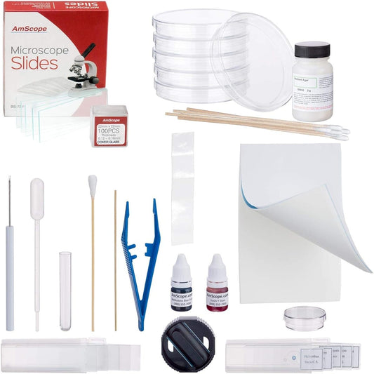 AmScope Compound Microscope Accessory Kit: Preparation and Culture.
