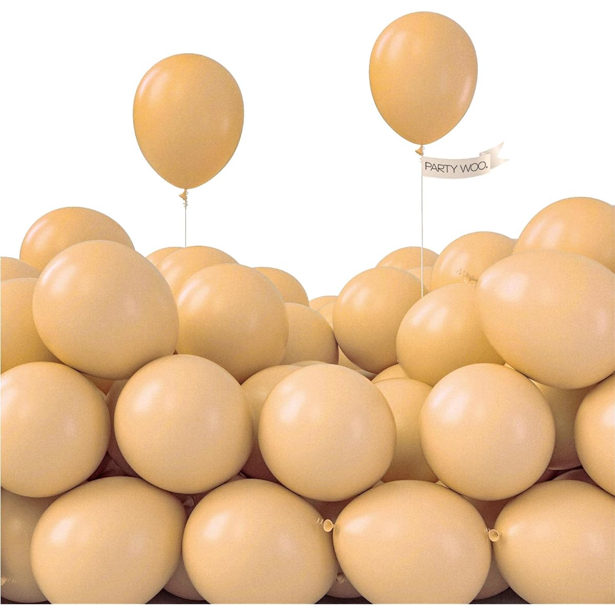 PartyWoo Nude Balloons, 120pcs 5 Inch Nude Balloons, Latex Balloons for Balloon Garland, Balloon Arch, Party Decoration, Birthday Decoration, Wedding Decoration, Baby Shower Decoration