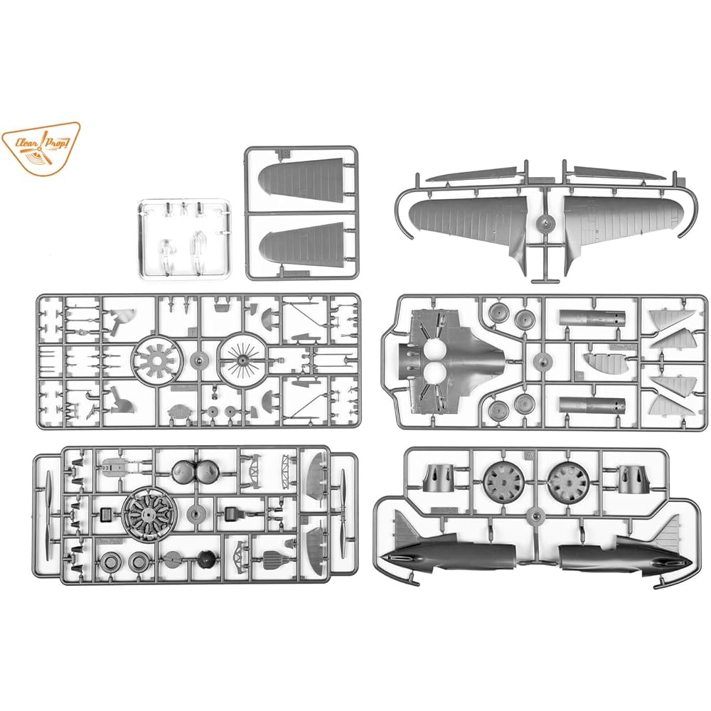 Clear Prop 1/48 Soviet I-16 Type 5 Early Plastic Model CPU4814