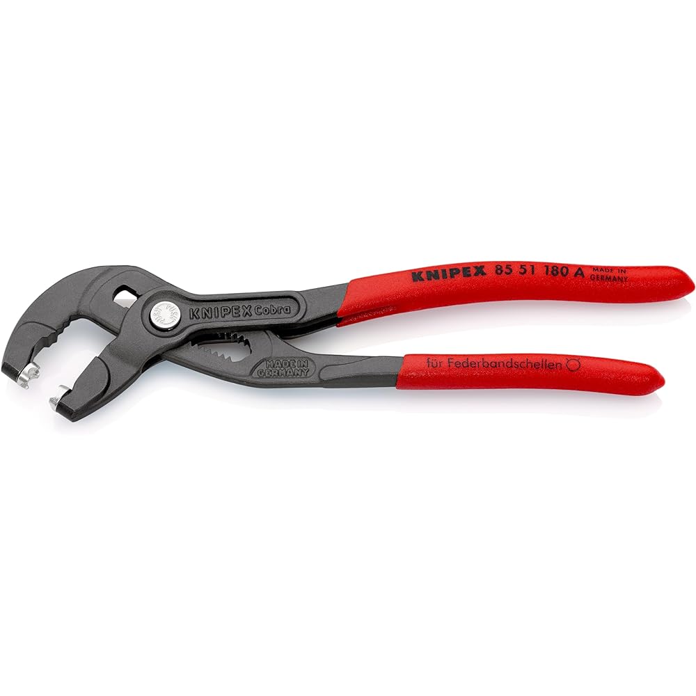 KNIPEX KNIPEX 8551-180ASB Spring Hose Clip Pliers (SB)