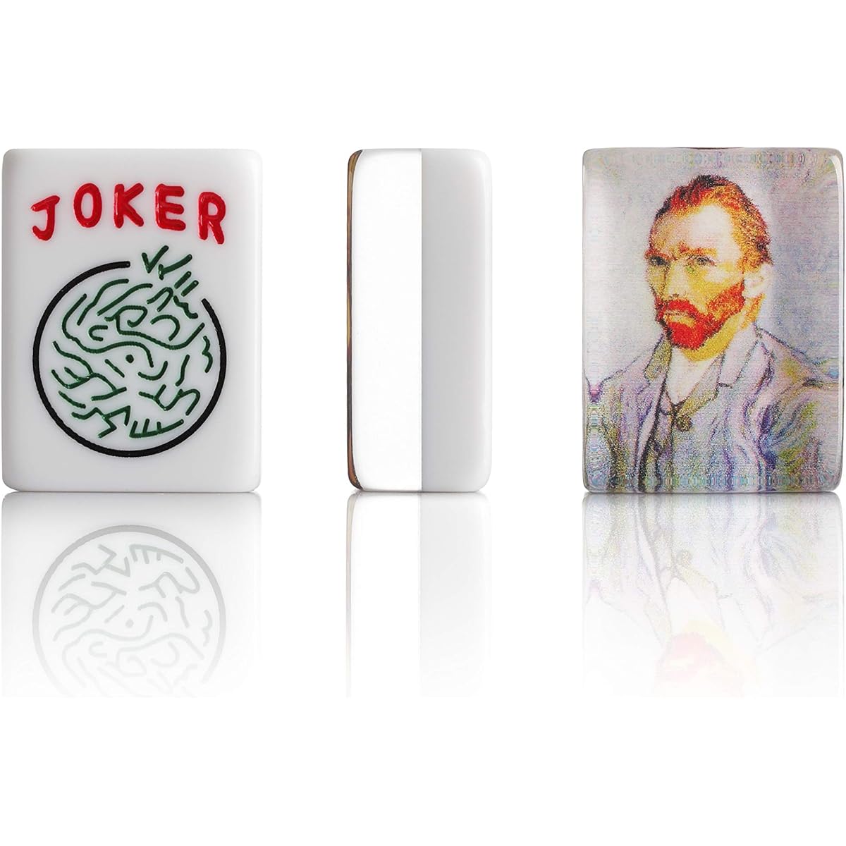 166 American Western Mahjong Mahjong Set Suitcase Limited Edition Leather Suitcase Van Gogh