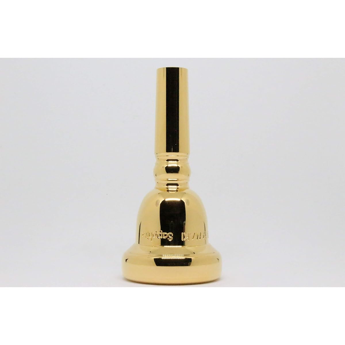 willie's Custom Brass Willie's Trombone Mouthpiece YU TAMAKI Sapphire for Large Tenor GP Finish (Sapphire 6)