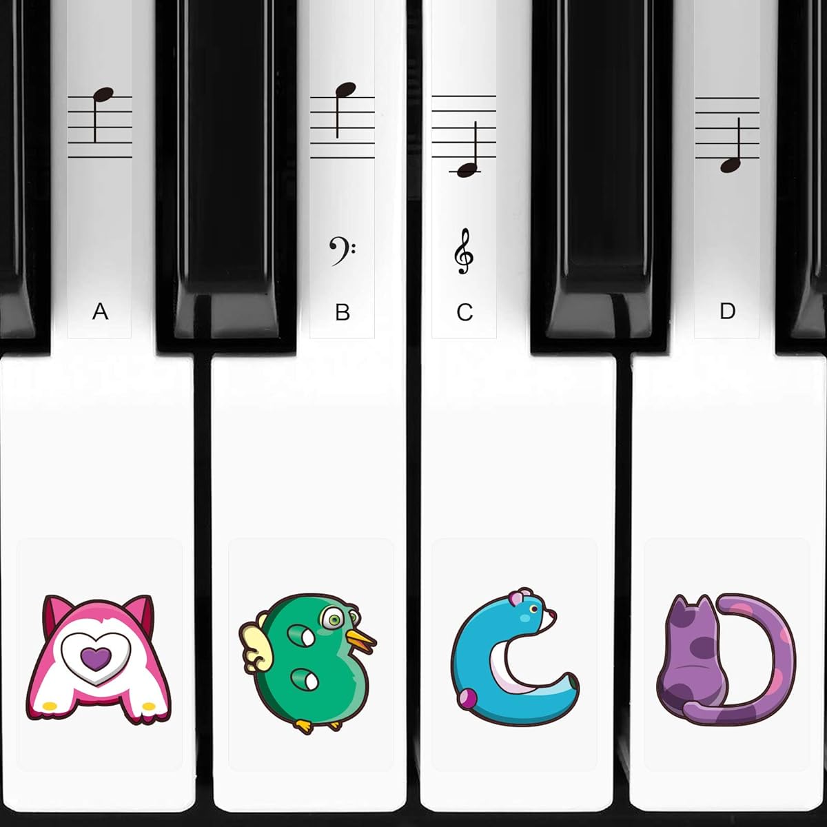 Eison piano keyboard sticker