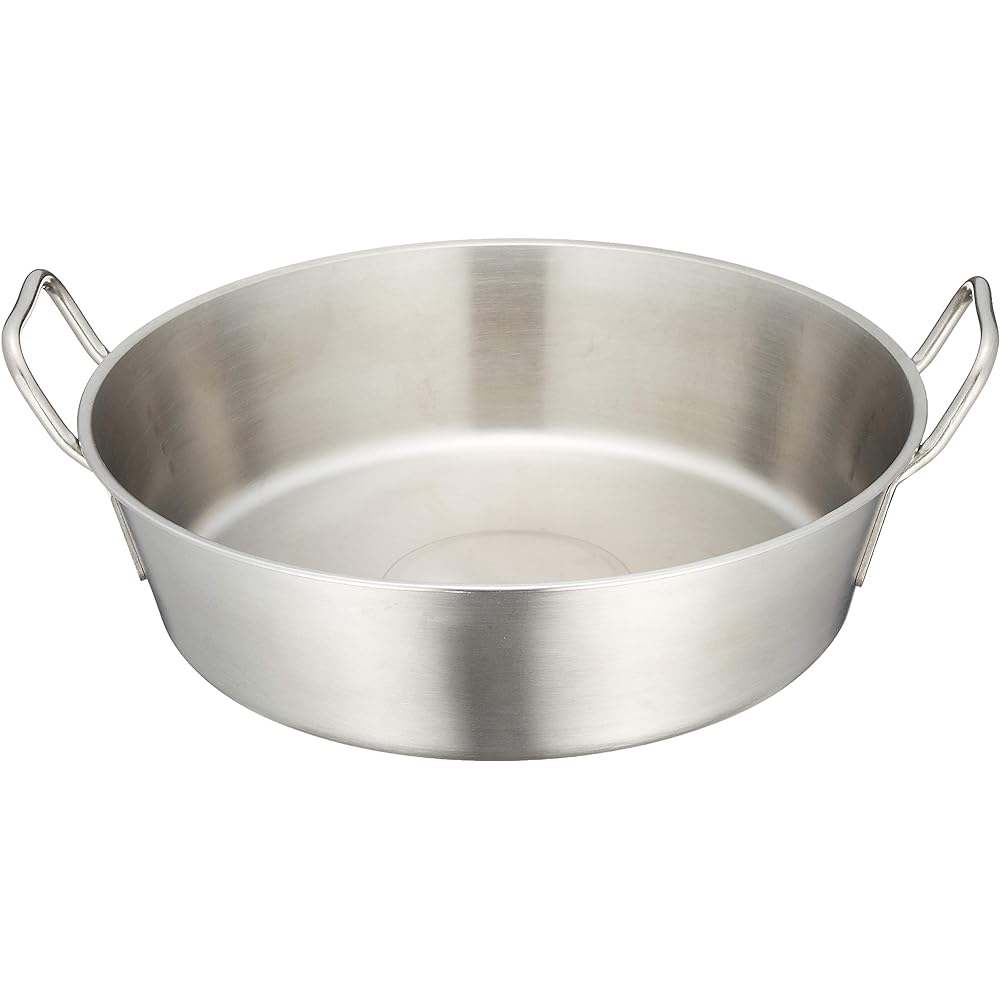 Endo Shoji Commercial Power Denji Fried Pot 33cm IH Compatible SUS444 Made in Japan AAG3802