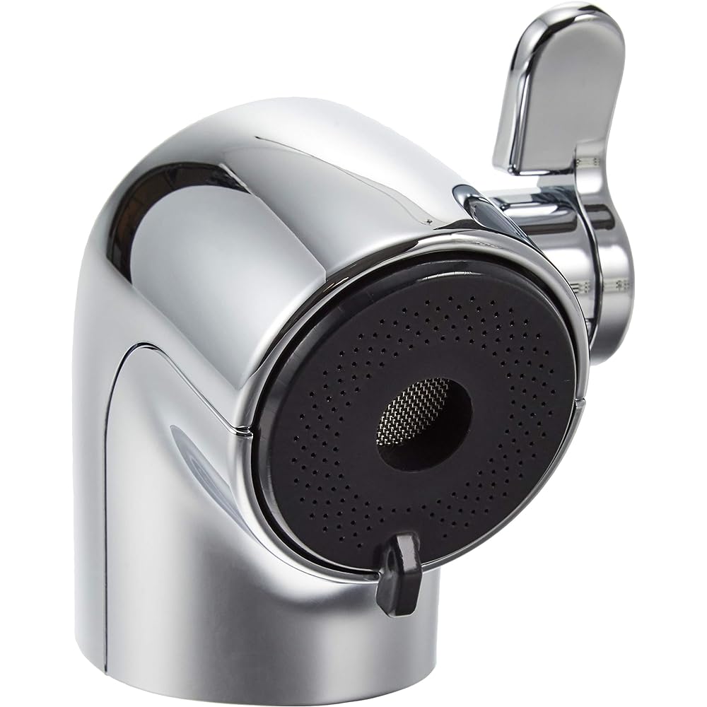 LIXIL INAX Bathroom Shower Head Plated (Ni-Cr) A-5401
