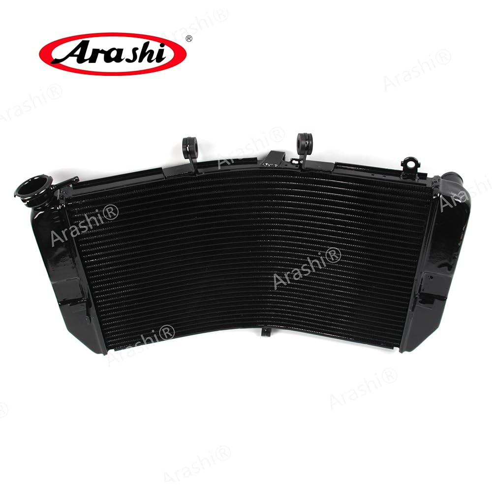 Arashi Radiator Cooling Cooler Compatible with Honda CBR600RR 2003-2006 Motorcycle Replacement Accessories Black 2004 2005