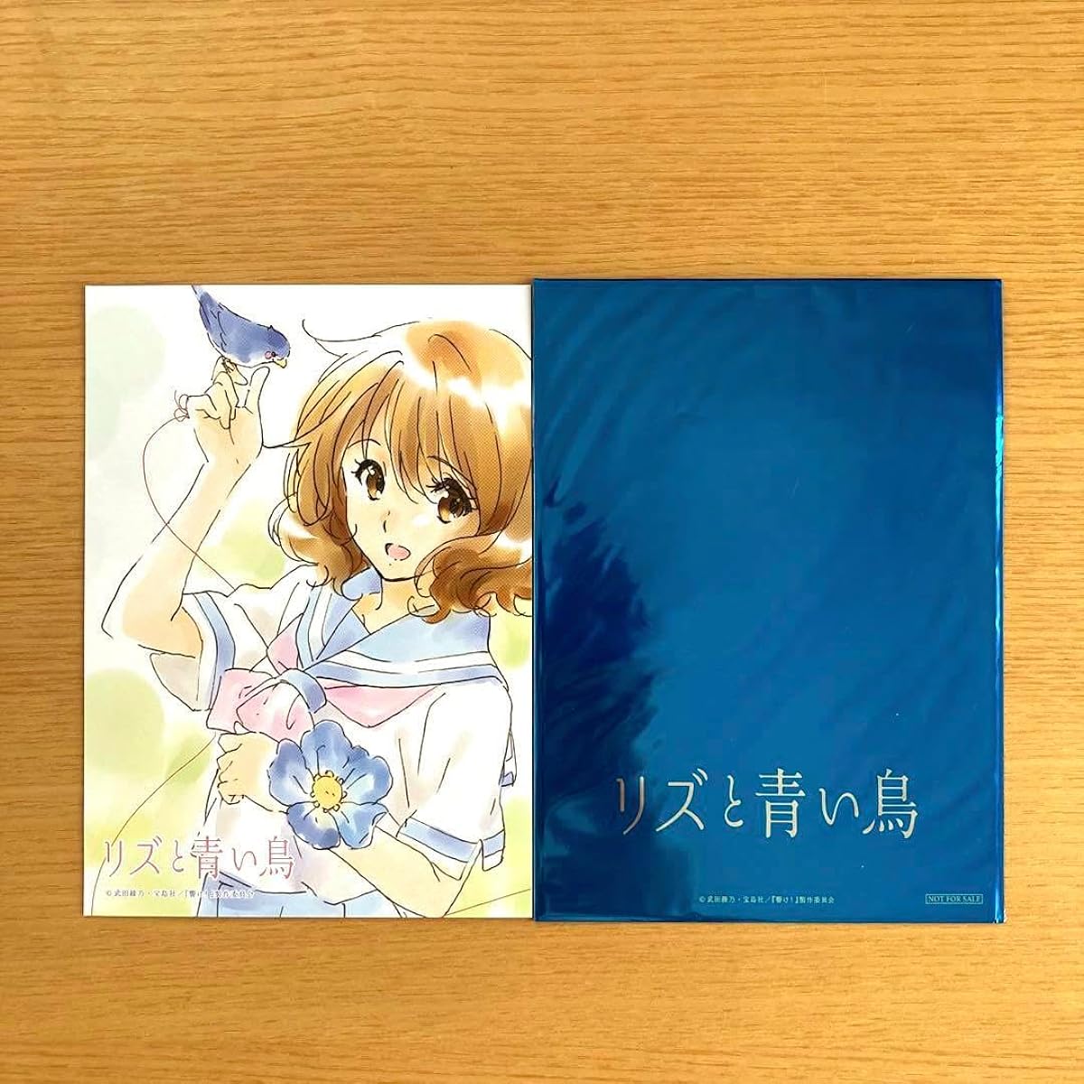 Sound Euphonium Liz and the Blue Bird Reversible Illustration Card