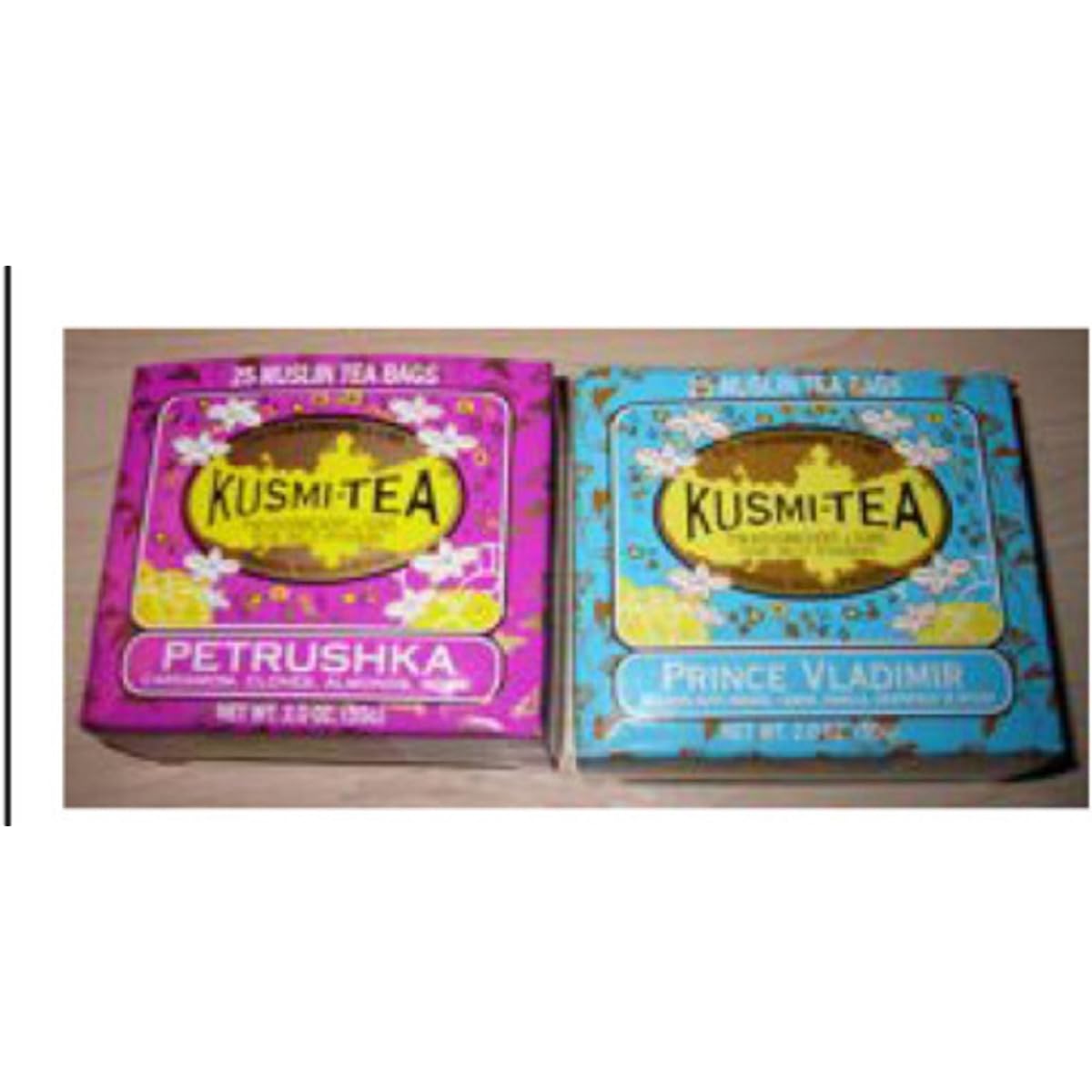 Dollhouse Miniatures 1:12 Scale 2 Pc Russian Tea Box Set #TIN1101
