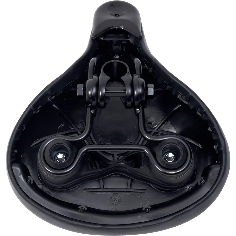 MARUHACHI Soft Saddle (For Light Vehicles/Center Cut) (Black) YF-3542