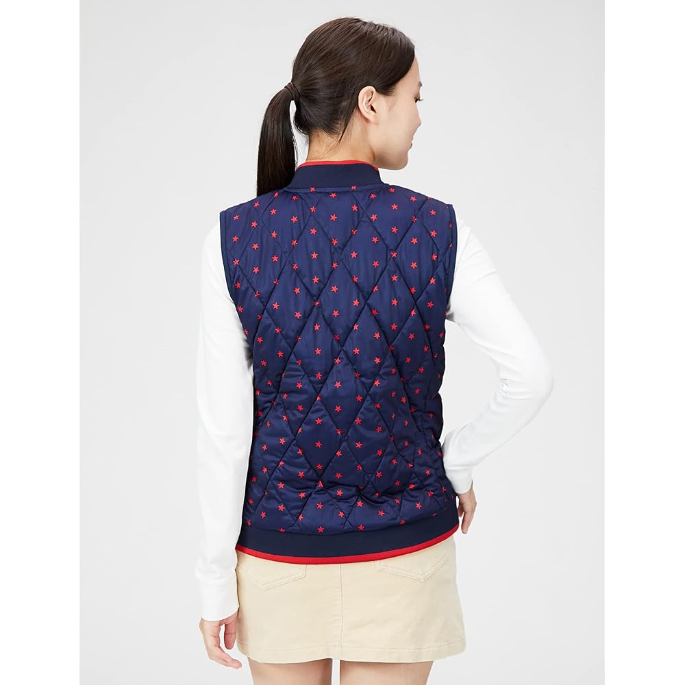 [Callaway] Women's Filled Full Zip Vest (Star Stretch: High Stretch, Water Repellent, Windproof, Breathable) / Outerwear Golf / C22216200