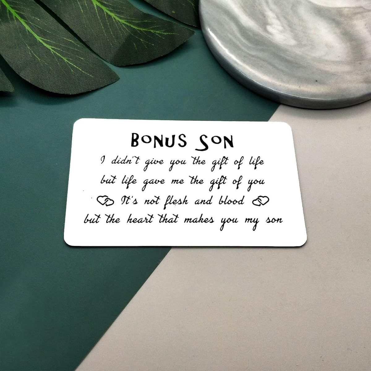 Gifts for son Jewelry Hiring Metal Wallet Insert Card Mother to son Gift Engraved Wallet Insert Card My Son Gift Birthday Wedding Gift Mom to son Gifts for son in law Son in law Jewelry