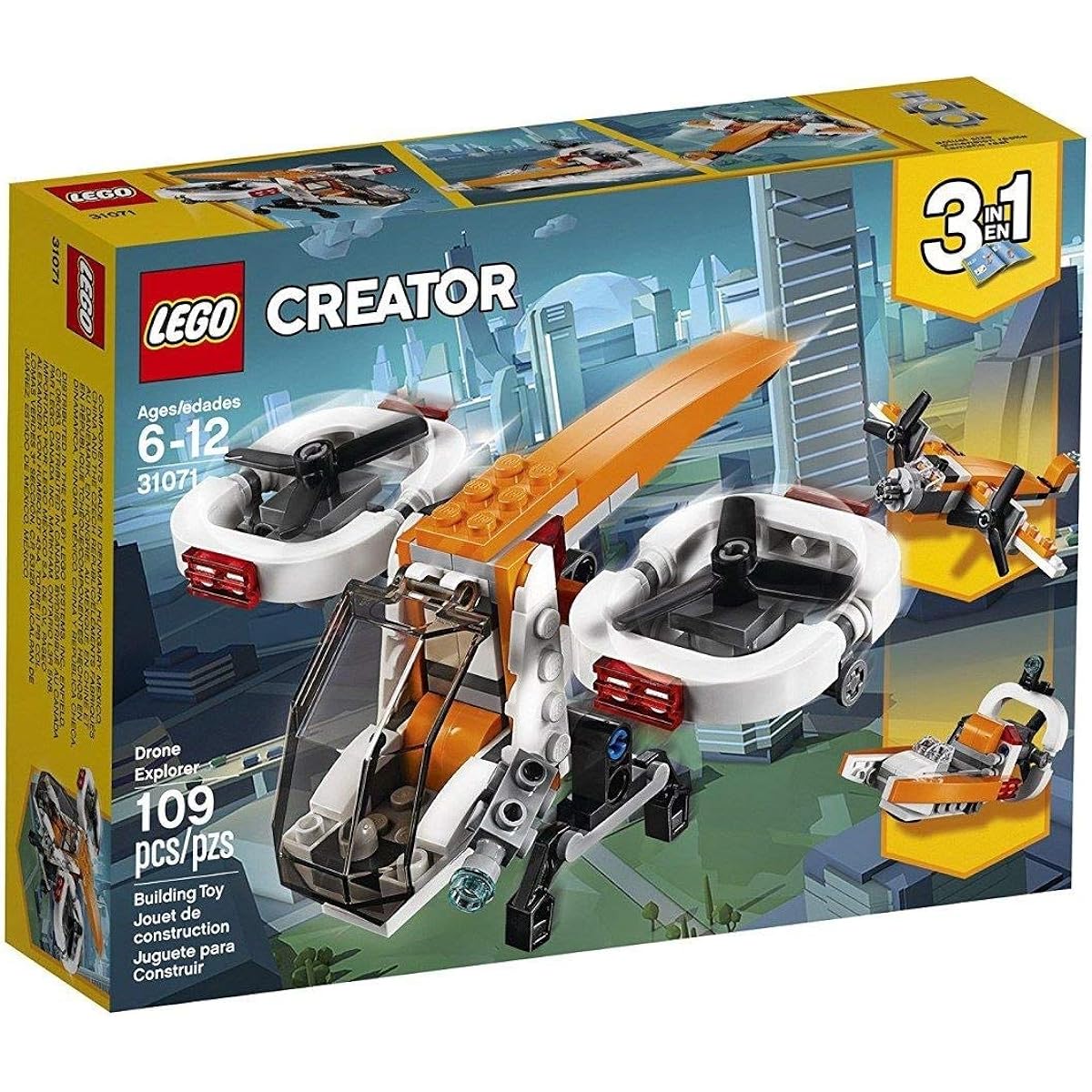 LEGO Creator Drone Explorer 31071 Building Kit (109 Piece)