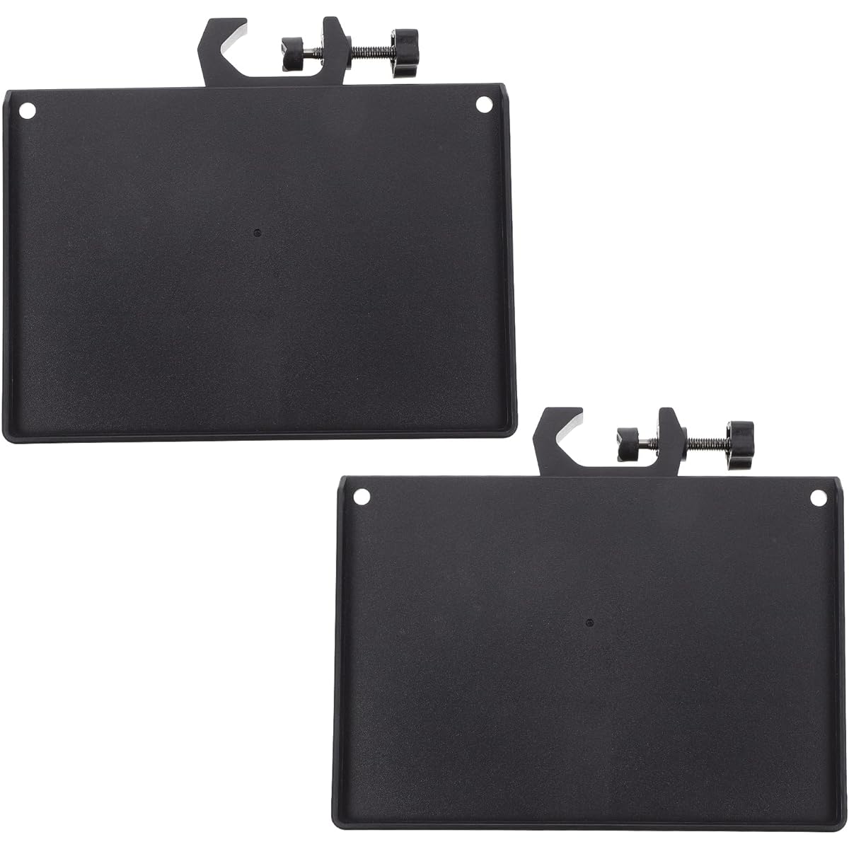 EXCEART Universal Sound Storage Tray Live Broadcast Microphone Mic Rack Stand 2pcs