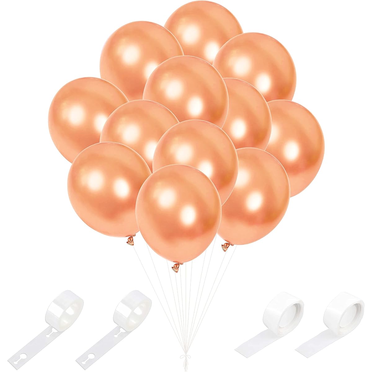 Latex Balloon Pack, 12" Latex Pastel Balloon Garland Kit for Graduation/Birthday Party/Baby Shower/Wedding/Halloween/Christmas Party Decorations (Champagne) 120pcs