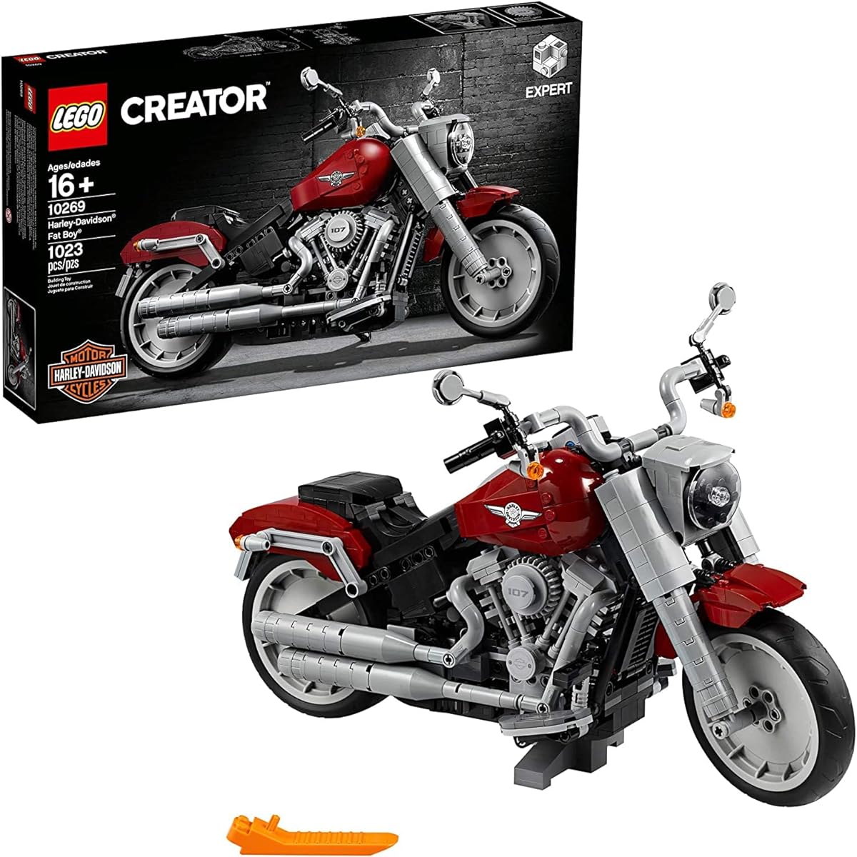 LEGO Creator Expert Harley-Davidson Fat Boy 10269 Building Kit, New 2020 (1,023 Pieces)