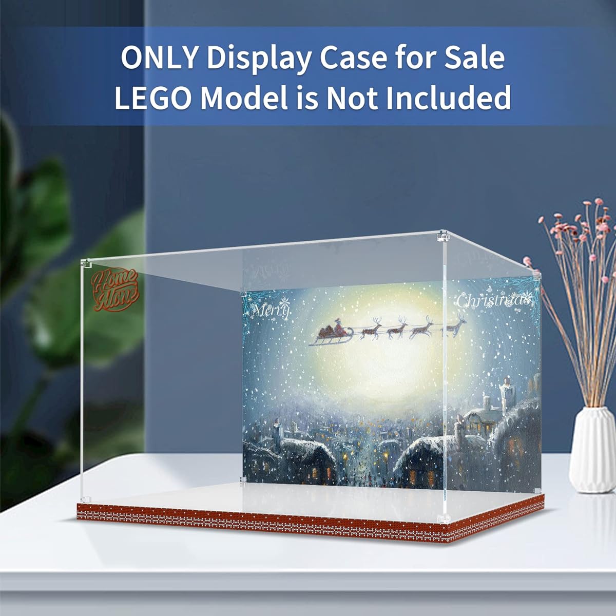 PIPART Acrylic Display Case for Lego 21330 Home Alone, Display Case Only, LEGO Model Not Included